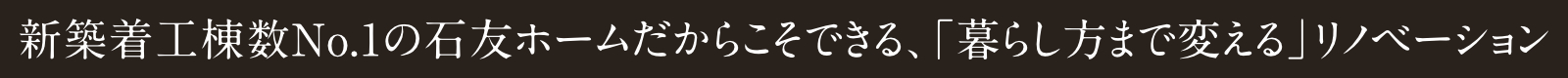 「暮らし方まで変える」リノベーションPC用